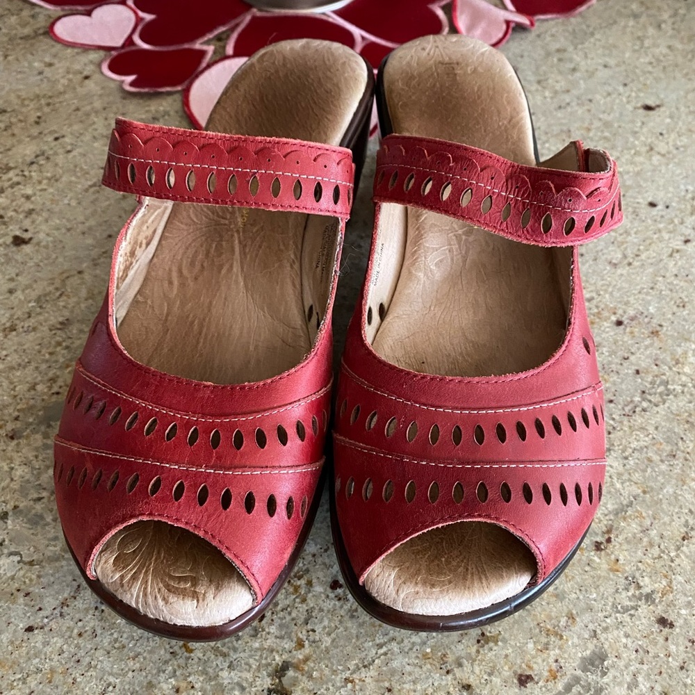 Jambu Touring Too Mary Jane Wedges 8.5